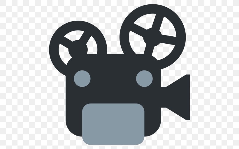 Hollywood Emoji Cinema Movie Projector Film, PNG, 512x512px, Hollywood, Animation, Black And White, British Film Institute, Cinema Download Free