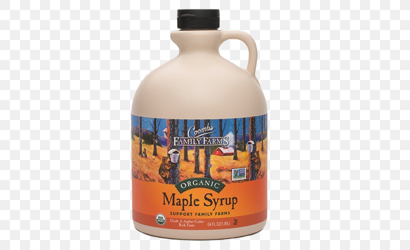 Organic Food Maple Syrup Bascom Maple Farms, Inc. Maple Sugar, PNG, 500x500px, Organic Food, Condiment, Crown Maple Syrup, Family Farm, Farm Download Free