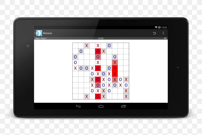 Binoxxo Tablet Computers Binary Sudoku Android, PNG, 1351x900px, Tablet Computers, Android, Display Device, Electronic Device, Electronics Download Free