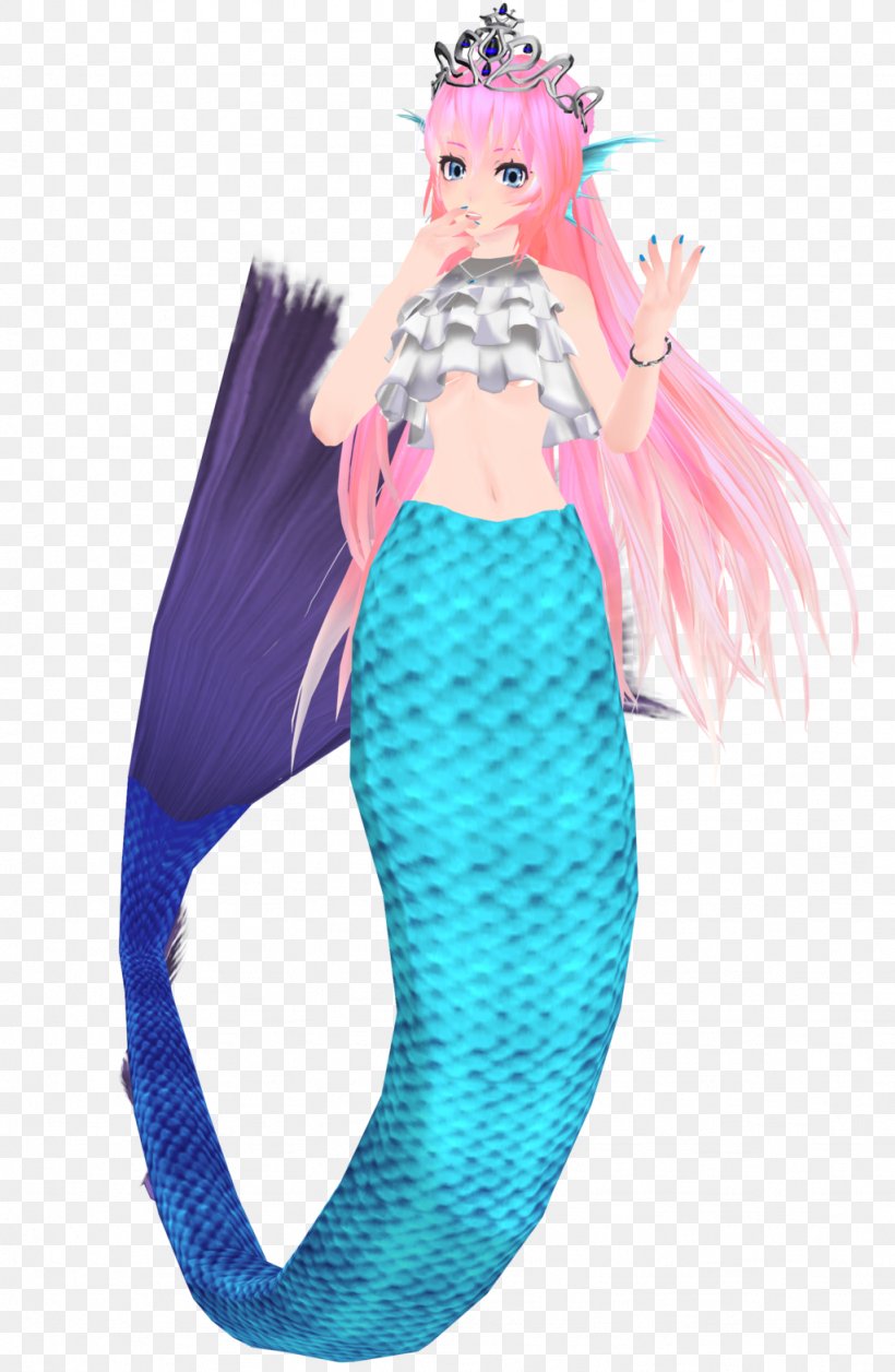 Mermaid Megurine Luka Merman Siren Legendary Creature, PNG, 1024x1569px, Mermaid, Boredom, Character, Deviantart, Dress Download Free