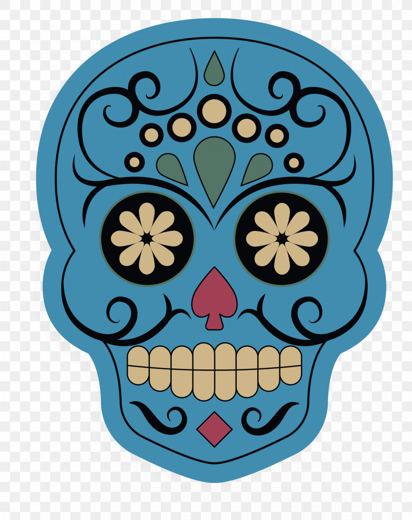 Skull Mexico, PNG, 2373x3000px, Skull, Bumper Sticker, Calavera, Day Of The Dead, Decal Download Free