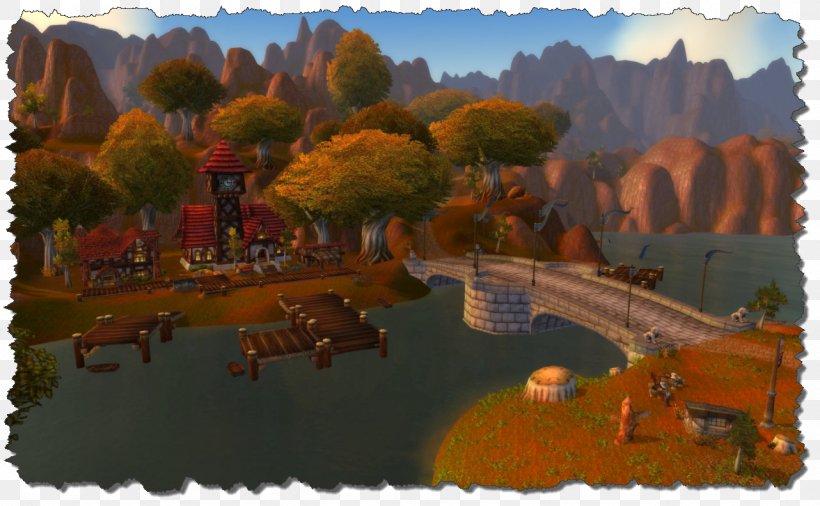 World Of Warcraft: Cataclysm Quest Worgen Regni Orientali, PNG, 1282x792px, World Of Warcraft Cataclysm, Biome, Bridge, Ecosystem, Gnome Download Free