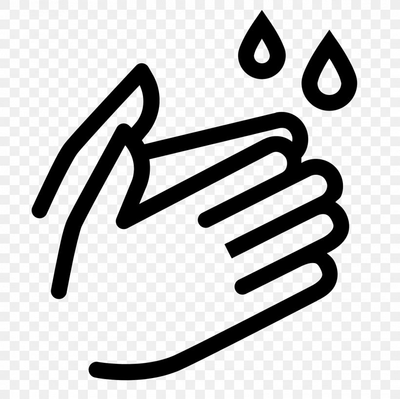 Hand Washing Symbol, PNG, 1600x1600px, Hand Washing, Area, Black And White, Brand, Cleaning Download Free