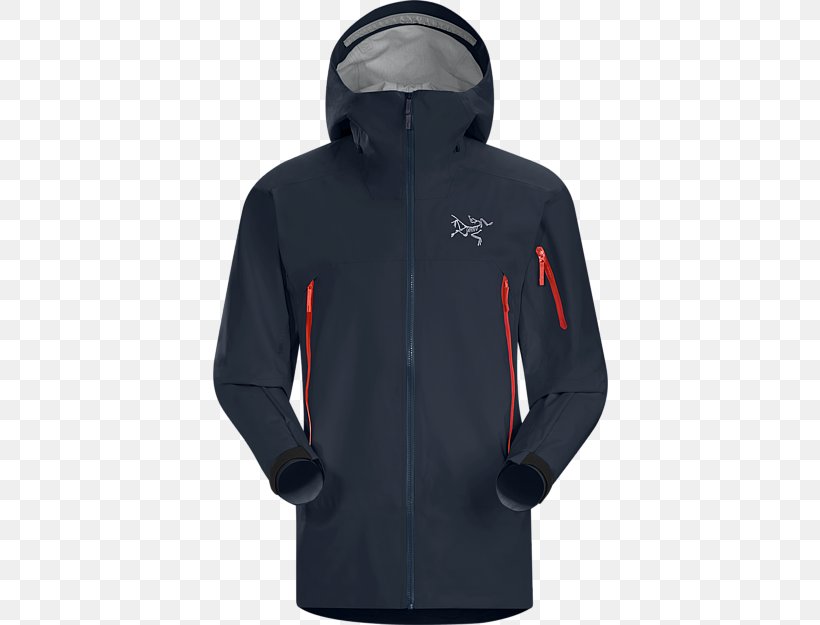 Hoodie Arc'teryx Jacket Gore-Tex Ski Suit, PNG, 450x625px, Hoodie, Clothing, Clothing Accessories, Down Feather, Fashion Download Free
