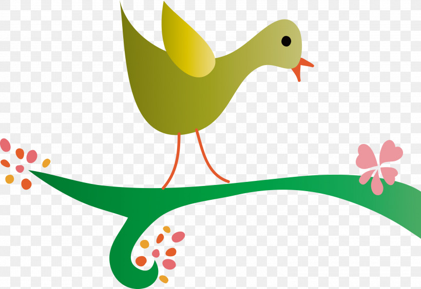 Landfowl Duck Beak Cartoon Water Bird, PNG, 3000x2067px, Landfowl, Beak, Cartoon, Duck, Flora Download Free