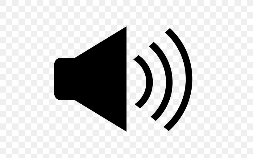 Loudspeaker Sound Clip Art, PNG, 512x512px, Loudspeaker, Audio Signal, Black, Black And White, Brand Download Free