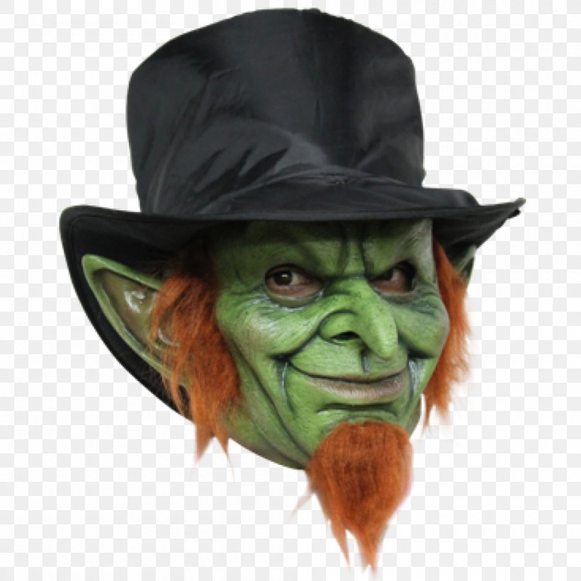 Green Goblin Leprechaun Mask Halloween Costume, PNG, 1000x1000px, Green Goblin, Clothing, Clothing Accessories, Costume, Fictional Character Download Free