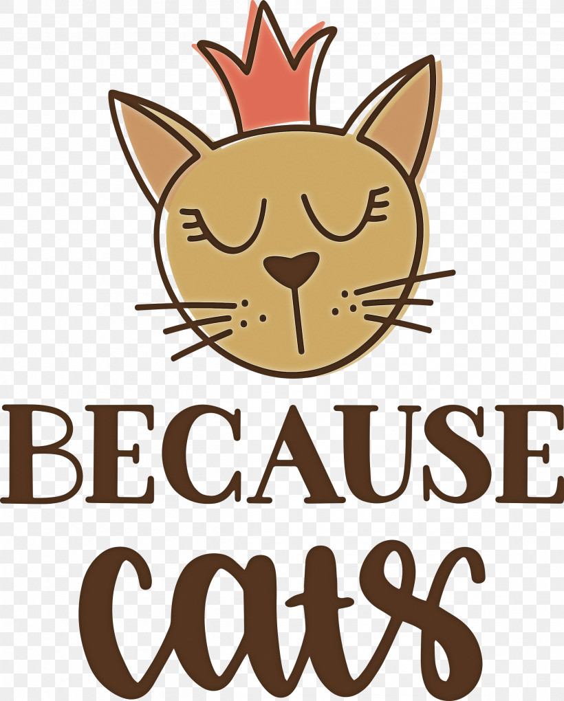 Because Cats, PNG, 2411x3000px, Cat, Biology, Logo, Meter, Whiskers Download Free