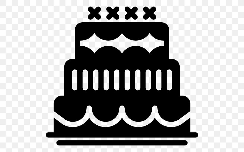 Birthday Cake Clip Art, PNG, 512x512px, Birthday Cake, Bakery, Birthday, Black, Black And White Download Free