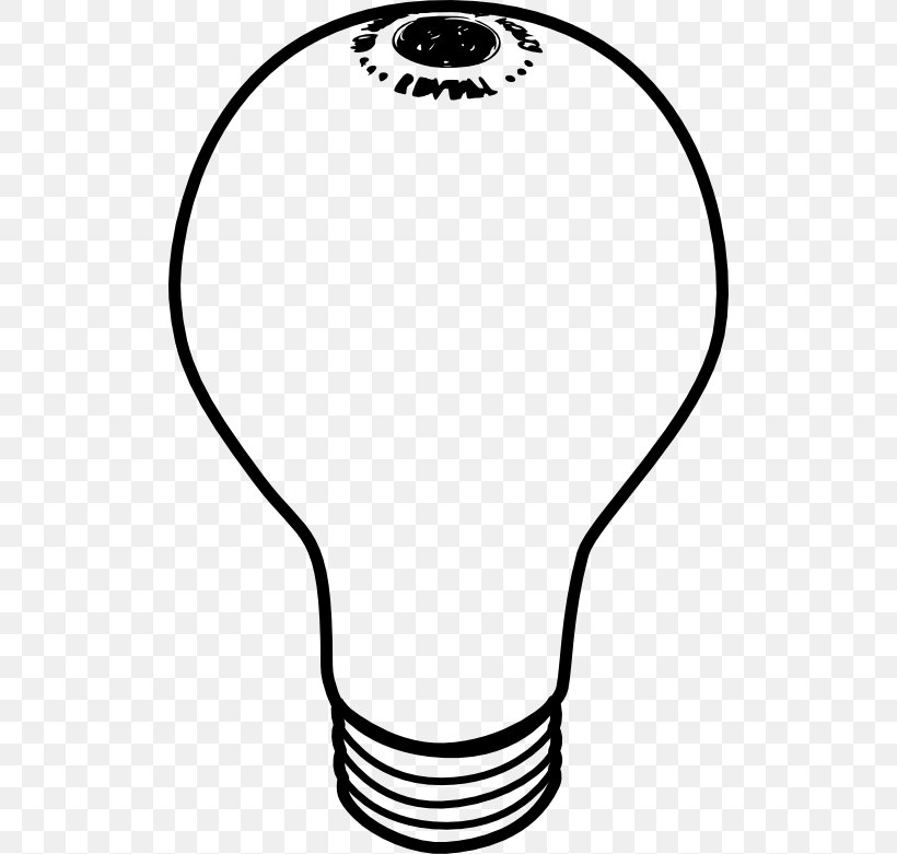 Incandescent Light Bulb Lamp Clip Art, PNG, 512x781px, Light, Area, Black, Black And White, Christmas Lights Download Free
