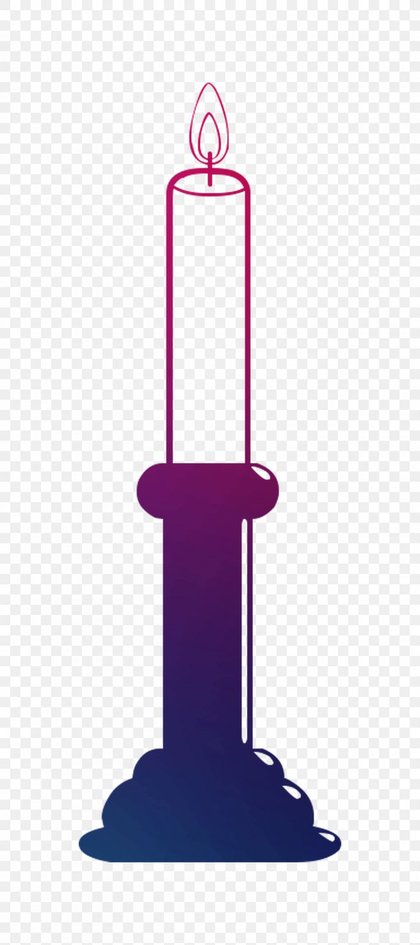 Product Design Line Angle Purple, PNG, 1600x3600px, Purple, Candle Holder, Cylinder Download Free