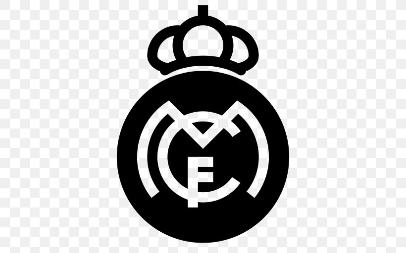 Real Madrid C.F. La Liga Hala Madrid Real Madrid TV, PNG, 512x512px, Real Madrid Cf, Black And White, Brand, Cristiano Ronaldo, Hala Madrid Download Free