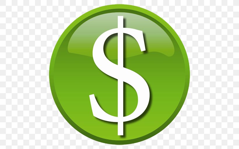 Dollar Sign United States Dollar Currency Symbol, PNG, 512x512px, Dollar Sign, At Sign, Brand, Currency, Currency Symbol Download Free