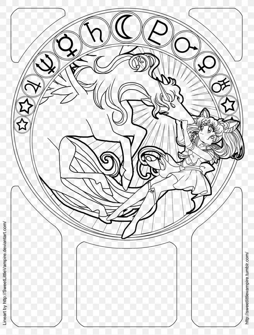 Line Art Coloring Book Black And White Drawing Sailor Moon, PNG, 1600x2110px, Watercolor, Cartoon, Flower, Frame, Heart Download Free