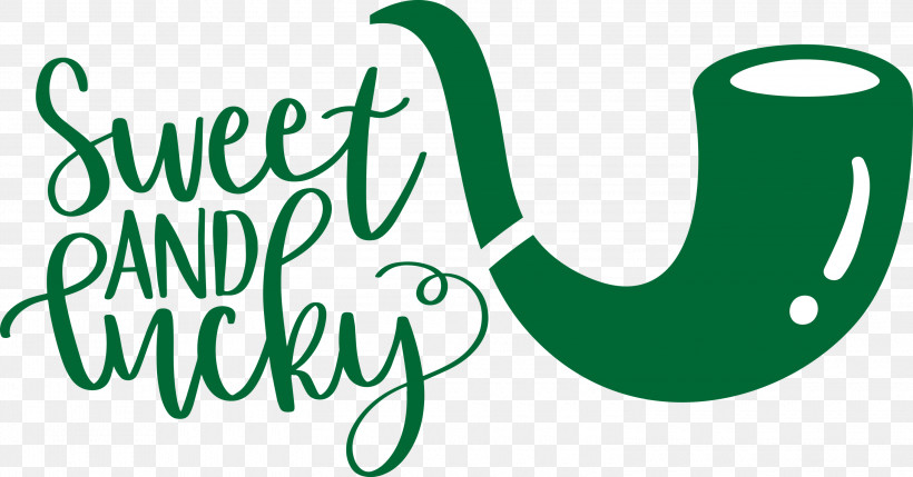 Sweet And Lucky St Patricks Day, PNG, 3000x1572px, St Patricks Day, Green, Logo, Meter Download Free
