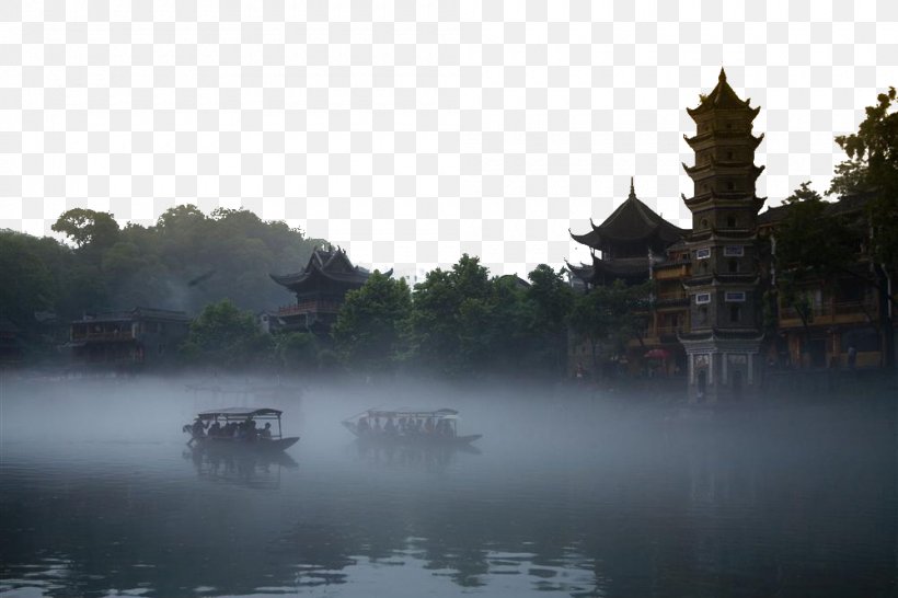 Zhangjiajie Tuojiang, Fenghuang Jishou Phoenix Town Shaoshan, PNG, 1000x666px, Zhangjiajie, Atmosphere, Bayou, Calm, China Download Free