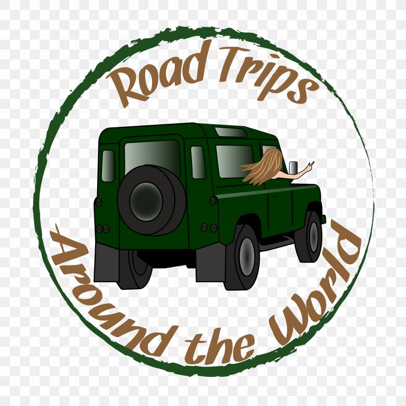 Car Road Trip Logo Travel, PNG, 3000x3000px, Car, Automotive Design, Brand, Green, Logo Download Free