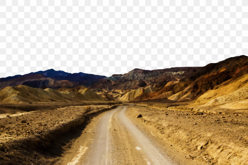 Road Mountainous Landforms Wadi Natural Landscape Natural Environment, PNG, 1500x1000px, Road, Asphalt, Badlands, Dirt Road, Mountainous Landforms Download Free