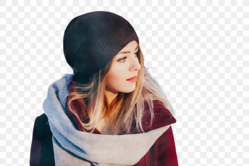 Winter Girl, PNG, 2448x1632px, Girl, Beanie, Black Hair, Cap, Clothing Download Free
