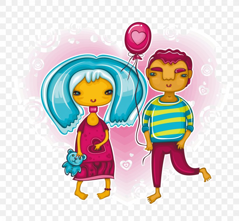 A Couple, PNG, 1572x1452px, Royalty Free, Art, Boy, Cartoon, Child Download Free