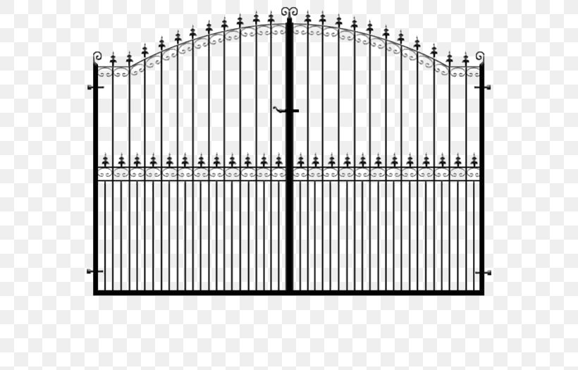 Fence Gate Material Wrought Iron Farnham, PNG, 600x525px, Fence, Area, Automation, Black And White, Electricity Download Free