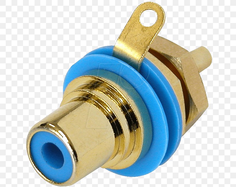 Gold Neutrik Blue RCA Connector New York, PNG, 654x650px, Gold, Blue, Chassis, Colored Gold, Hardware Download Free