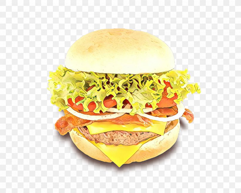 Hamburger, PNG, 2000x1600px, Cartoon, Breakfast Sandwich, Cheeseburger, Cuisine, Dish Download Free