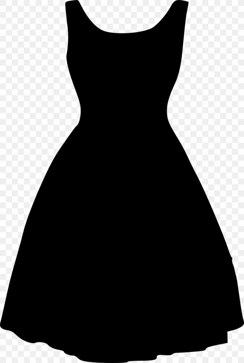 Little Black Dress Clothing Wedding Dress Clip Art, PNG, 860x1280px, Little Black Dress, Black, Black And White, Clothing, Cocktail Dress Download Free