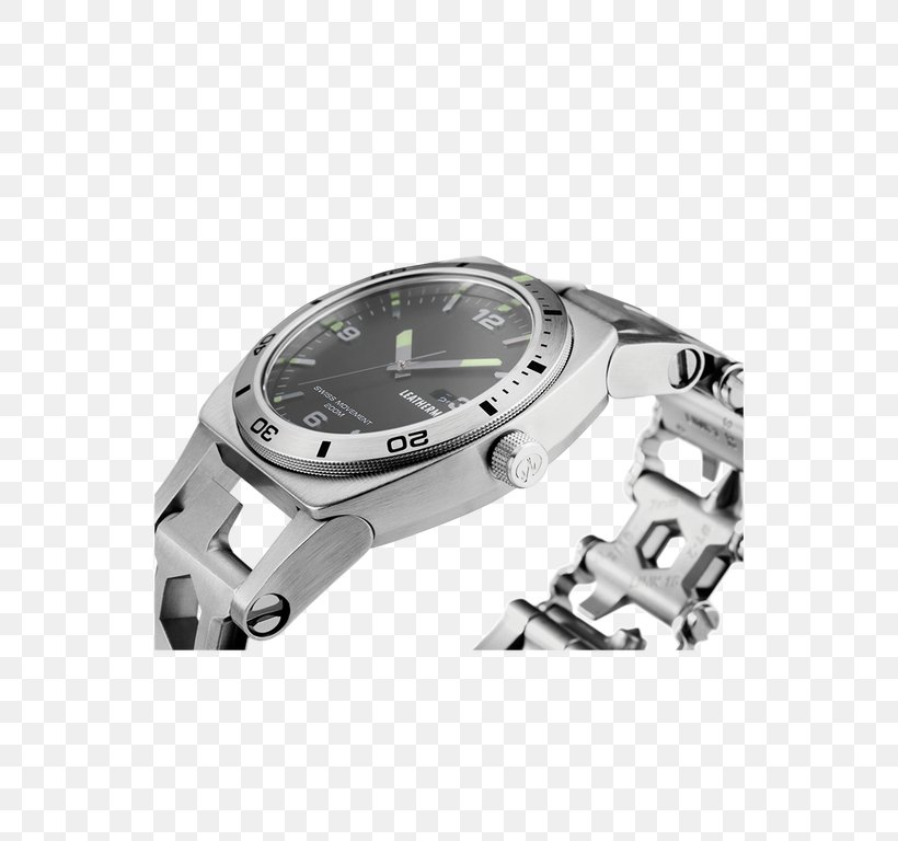 Multi-function Tools & Knives Leatherman Tread Tempo Watch Leatherman Tread Tool, PNG, 768x768px, Multifunction Tools Knives, Brand, Clock, Hardware, Knife Download Free