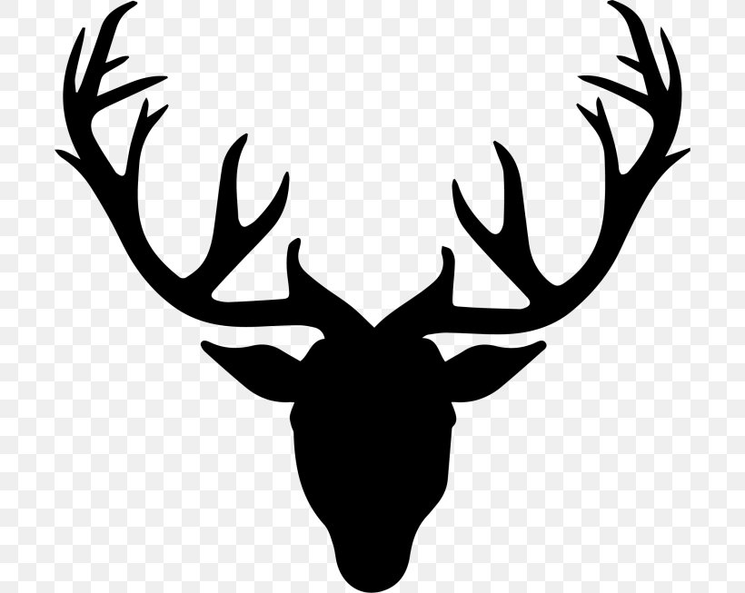 Roe Deer Drawing Antler, PNG, 700x653px, Deer, Antler, Black And White, Drawing, Elk Download Free