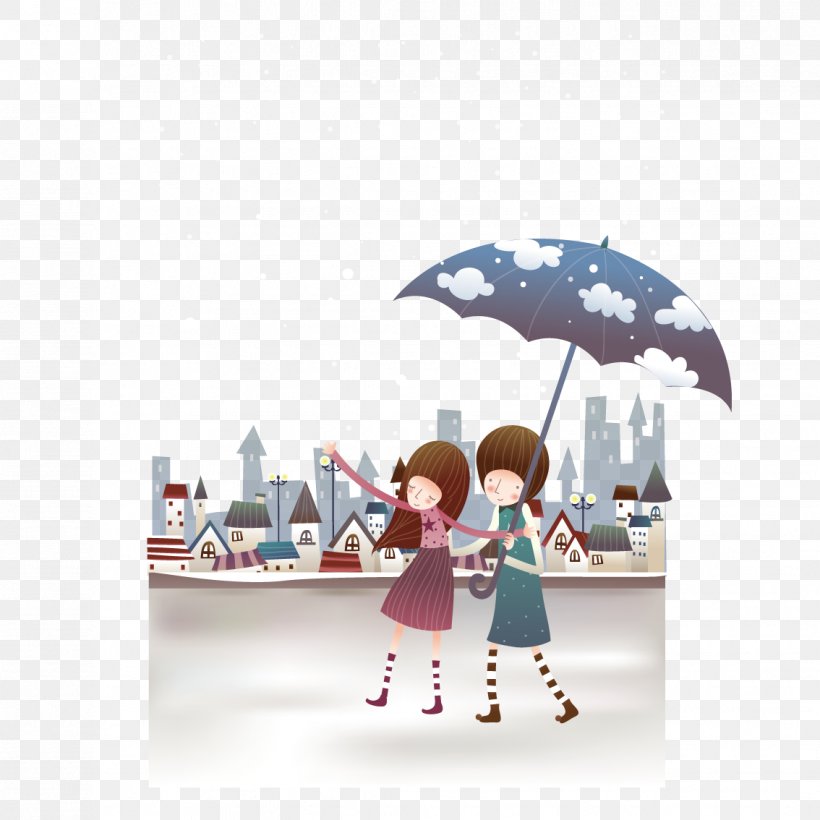 Significant Other Umbrella Illustration, PNG, 1134x1134px, Significant Other, Cartoon, Child, Designer, Falling In Love Download Free