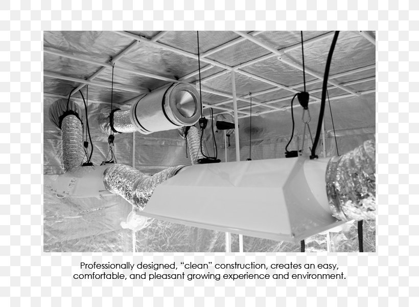 Growroom Hydroponics Building Ventilation, PNG, 650x600px, Growroom, Architecture, Black And White, Building, Fan Download Free