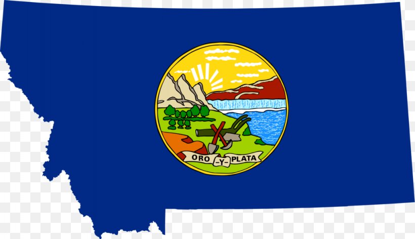 Flag Of Montana State Flag Flag Of The United States, PNG, 1024x590px, Montana, Area, Brand, Earth, File Negara Flag Map Download Free