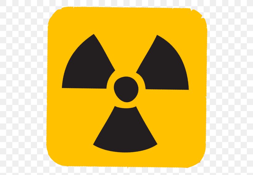 Hazard Symbol Radioactive Decay Radiation Nuclear Power Clip Art, PNG, 564x567px, Hazard Symbol, Area, Decal, Nuclear Power, Nuclear Weapon Download Free