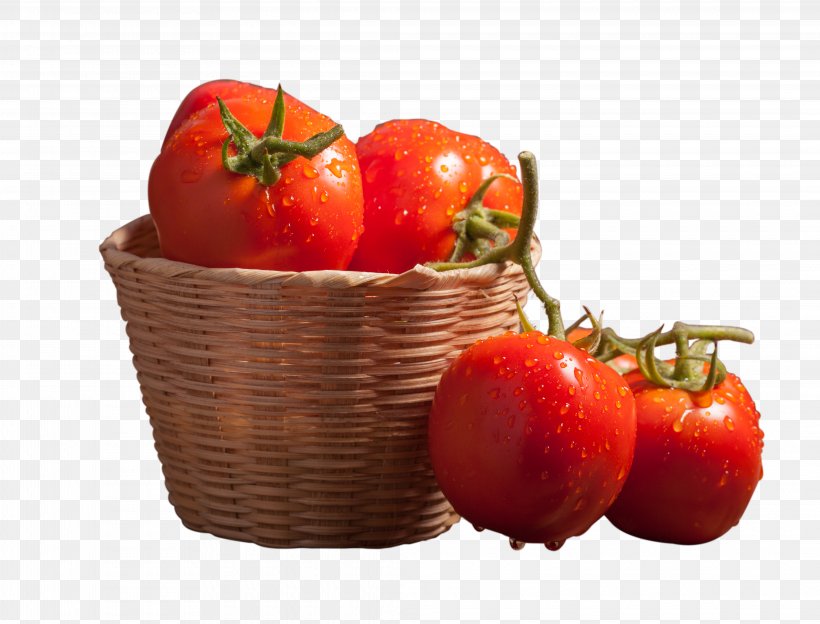 Cherry Tomato Vegetarian Cuisine Vegetable Food Supermarket, PNG, 4160x3168px, Cherry Tomato, Auglis, Basket, Diet Food, Food Download Free