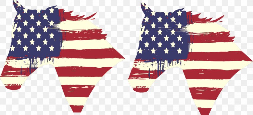 Flag Of The United States Horse Independence Day, PNG, 1842x841px, United States, American Flag, Decal, Equestrian, Flag Download Free