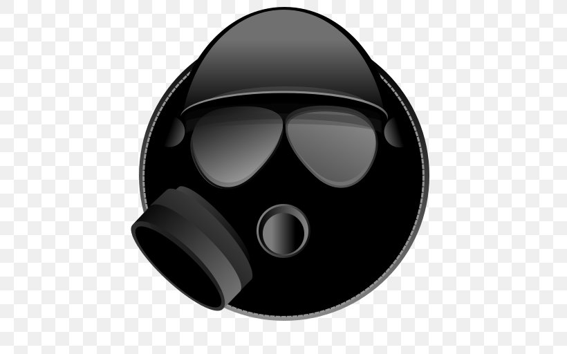 Gas Mask Font, PNG, 512x512px, Gas Mask, Black, Black M, Eyewear, Gas Download Free
