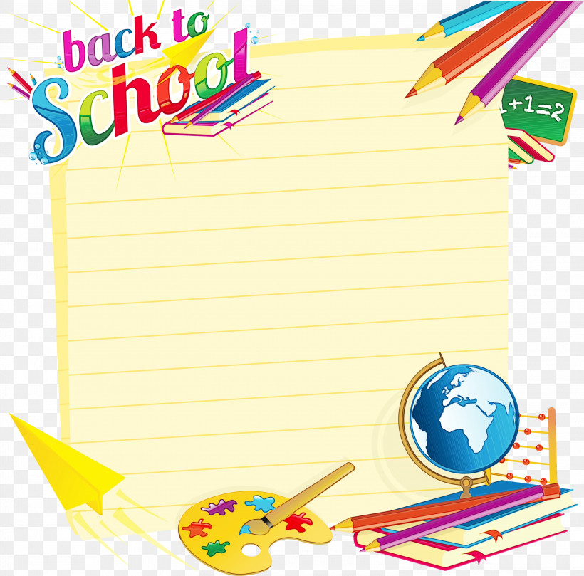 School Cartoon Welcome Back To School Pencils Education Drawing, PNG, 3000x2961px, Watercolor, Art School, Cartoon, Day School, Drawing Download Free