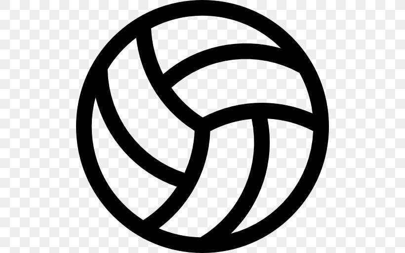 Volleyball Team Sport Football, PNG, 512x512px, Volleyball, American Football, Area, Ball, Black And White Download Free