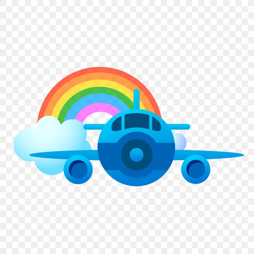 Airplane Aircraft Clip Art, PNG, 1181x1181px, Airplane, Aircraft, Modell, Rainbow Download Free