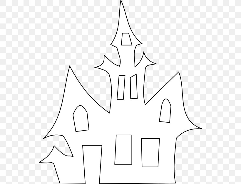 Creepy House Haunted House Clip Art Drawing Image, PNG, 555x627px, Haunted House, Area, Art Museum, Black And White, Diagram Download Free
