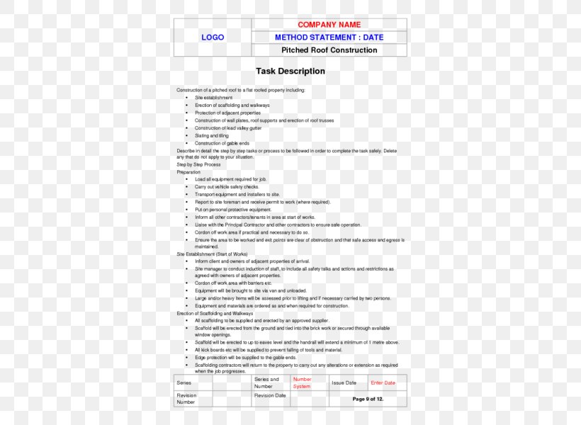 Document Work Method Statement Institution Of Occupational Safety And Health Emergency Lighting, PNG, 424x600px, Document, Area, Article, Awareness, Electricity Download Free