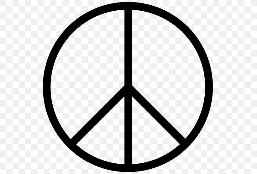 Peace Symbols Clip Art, PNG, 555x555px, Peace Symbols, Area, Black And White, Document, Gerald Holtom Download Free