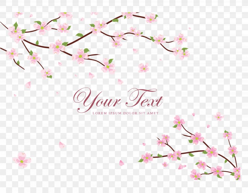 Pink Flowers Blossom Petal Branch, PNG, 6025x4702px, Flower, Blossom, Branch, Cherry Blossom, Dogwood Download Free