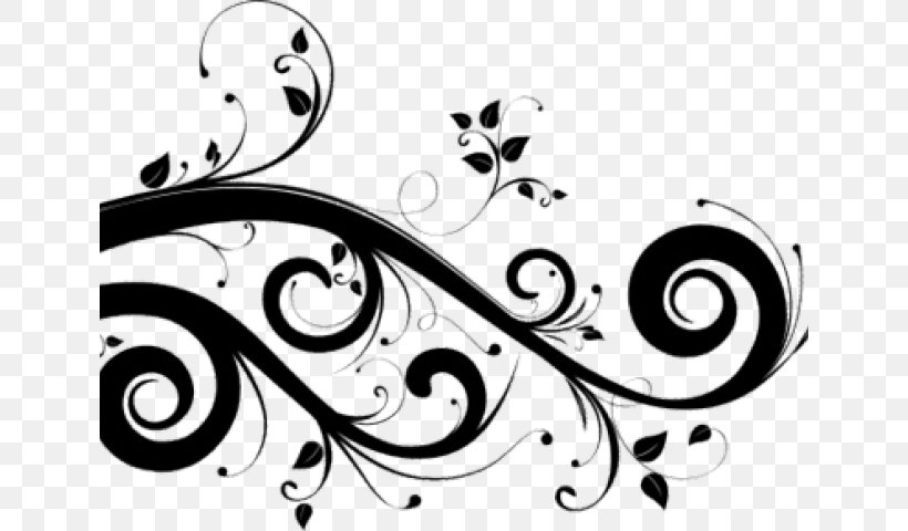 Borders And Frames Clip Art Vector Graphics Floral Design, PNG, 640x480px, Borders And Frames, Artwork, Black And White, Calligraphy, Drawing Download Free