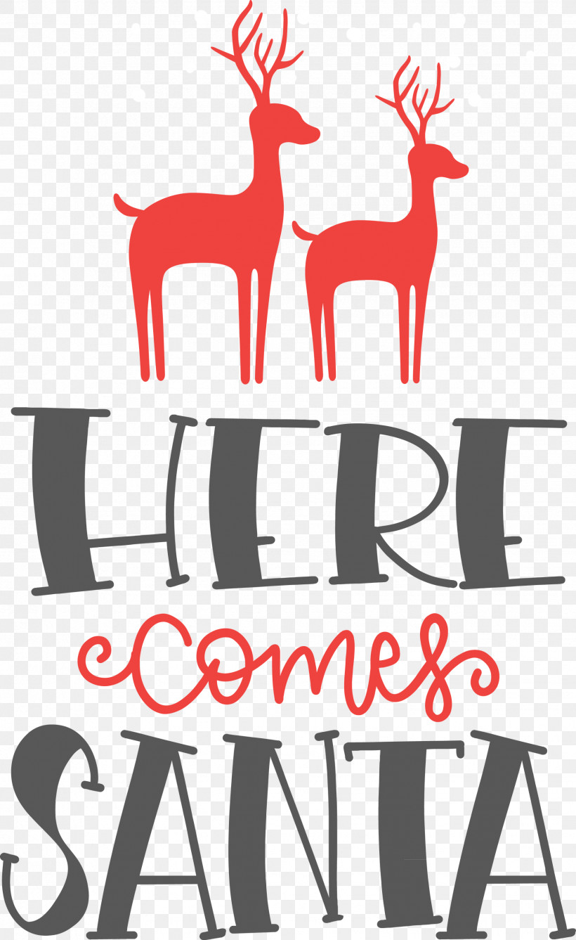 Here Comes Santa Santa Christmas, PNG, 1839x3000px, Here Comes Santa, Christmas, Deer, Line, Logo Download Free