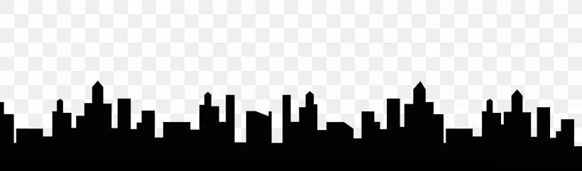 Monochrome Photography Skyline Silhouette Desktop Wallpaper, PNG, 2934x864px, Monochrome Photography, Black And White, City, Computer, Metropolis Download Free