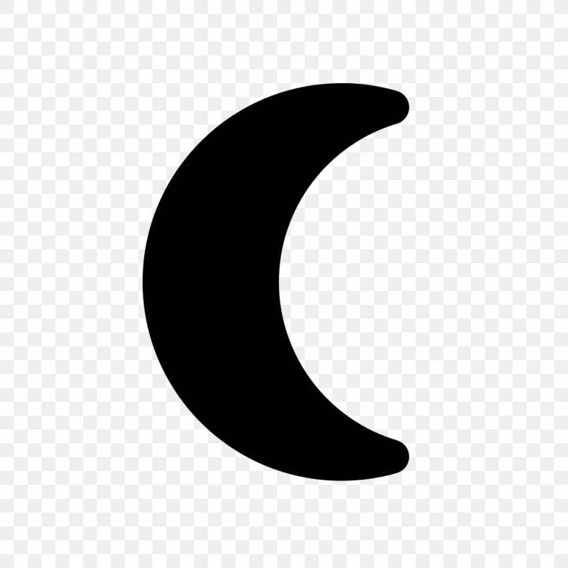 Crescent Moon, PNG, 1024x1024px, Crescent, Black, Black And White, Logo, Lua Em Quarto Crescente Download Free