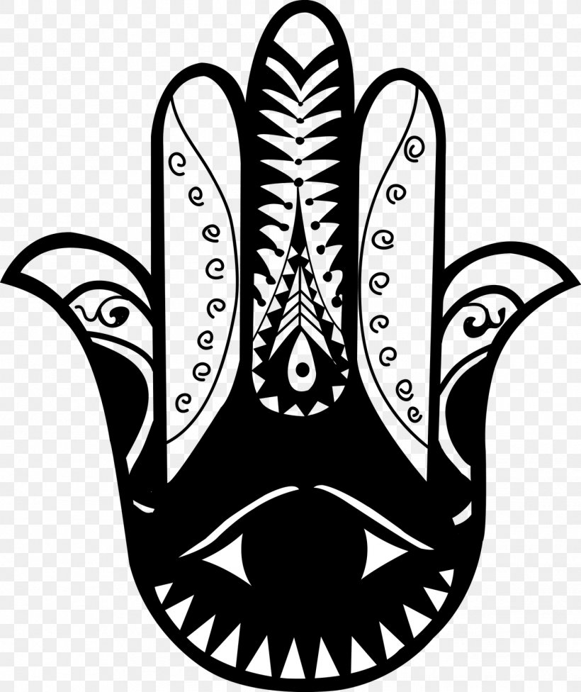 Hamsa Tattoo Artist Luck Symbol, PNG, 1344x1600px, Hamsa, Amulet, Artwork, Black, Black And White Download Free