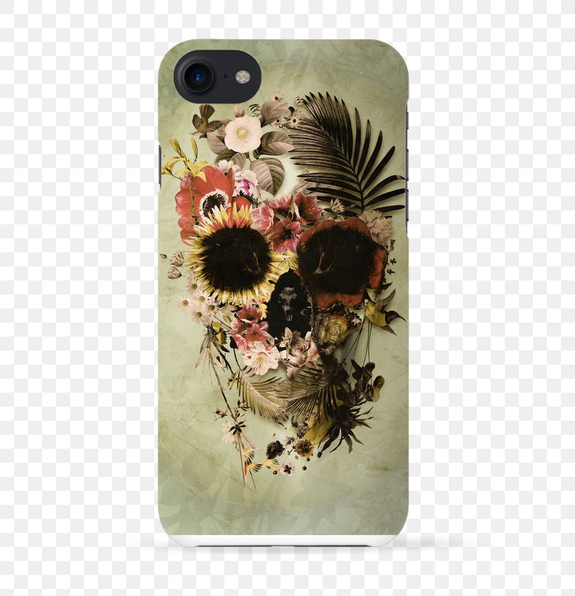 IPhone X Skull Printing Death, PNG, 690x850px, Iphone X, Art, Bone, Canvas, Canvas Print Download Free